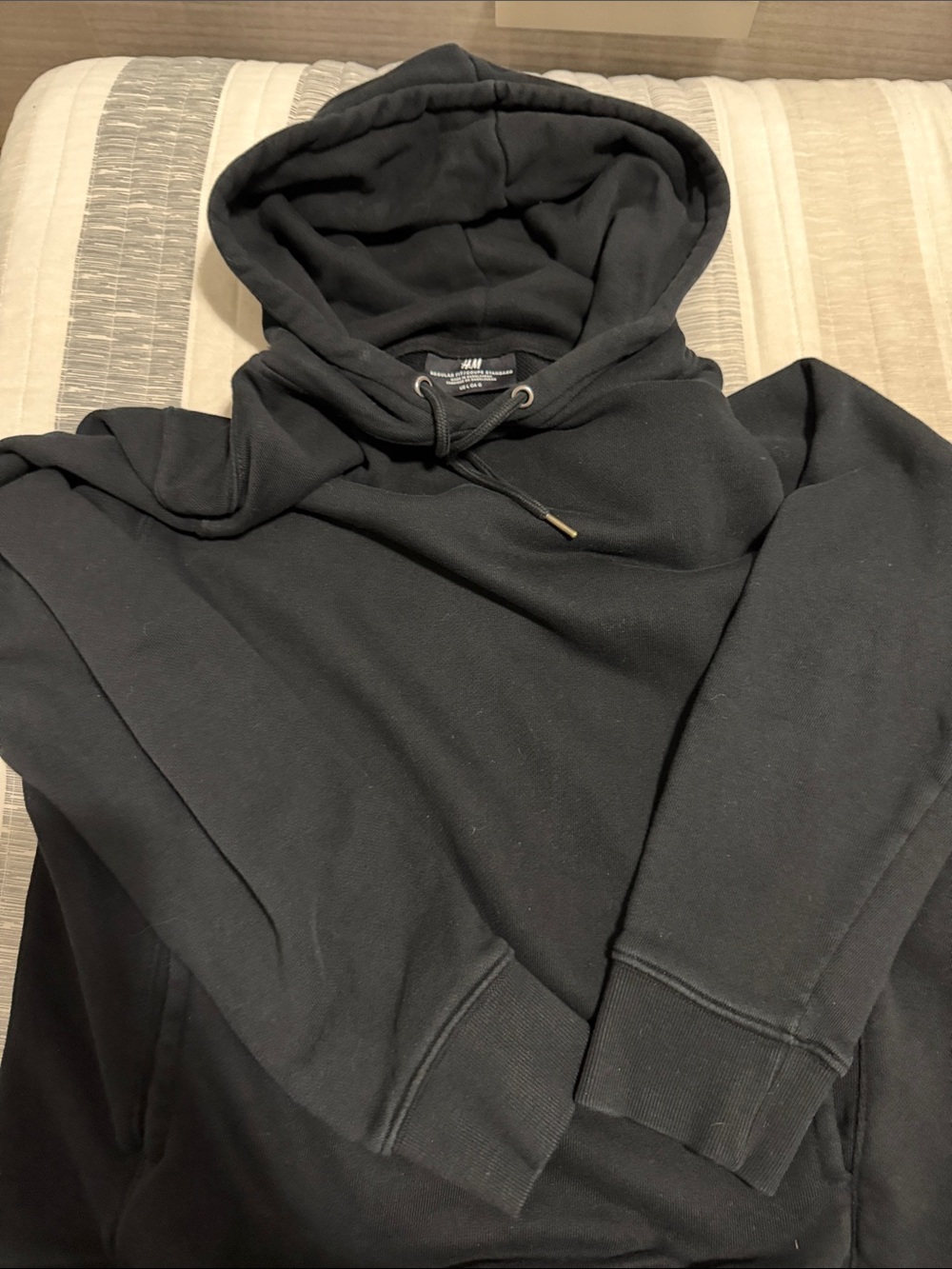 H&M Black Hooded Sweatshirt